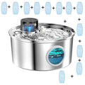 ChargeFount™ | Bebedouro de Aço Inox Sem Fio com Recarga para Gatos