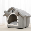 CaveSofa™ | Casinha Sofá Dobrável Removível e Lavável para Gatos e Cães — Conforto Total