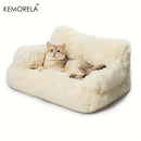 LuxSofa™ | Sofá de Pelúcia Longa Espessada para Gatos Grandes — Alto e Acolchoado