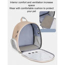 LuxCarry™ | Mochila Transportadora Transparente em Couro PU para Gatos e Cães