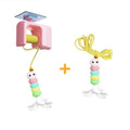 HangPlay™ | Brinquedo Automático Pendurável Lagarta e Pássaro para Gatos — Diversão sem Supervisão