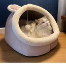 DreamCave™ | Cama Caverna Dobrável Removível com Estampa Cartoon para Pets