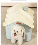 FoldHouse™ | Casinha Dobrável Removível e Lavável para Gatos e Cães de Pequeno Porte