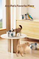 ChargeFount™ | Bebedouro de Aço Inox Sem Fio com Recarga para Gatos