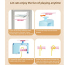 HangPlay™ | Brinquedo Automático Pendurável Lagarta e Pássaro para Gatos — Diversão sem Supervisão