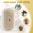 SteamGroom™ | Escova de Vapor Elétrica com Spray para Gatos e Cães