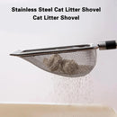 ScoopSteel™ | Pá para Caixa de Areia em Aço Inoxidável para Gatos