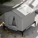 OutdoorCave™ | Casinha Impermeável Quente para Gatos e Cães ao Ar Livre — Inverno