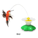 FlutterBug™ | Borboleta Elétrica Rotativa para Gatos — Movimento Aleatório e Cores Vivas