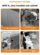 GripScratch™ | Almofada Arranhadora Adesiva de Formato Irregular para Gatos — Cola em Qualquer Superfície