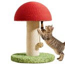 MushroomTree™ | Torre Arranhadora em Formato de Cogumelo para Gatos — Arranha, Escala e Brinca