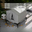 OutdoorWarm™ | Casinha Impermeável Dobrável para Gatos e Cães ao Ar Livre — Inverno