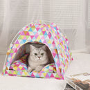TentBed™ | Cama Tenda Tipo Concha de Inverno com Almofada para Gatos e Cães