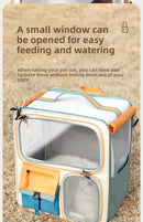 TravelPet™ | Mochila Mala com Trolley para Gatos e Cães Pequenos