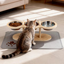 TrioTilt™ | Conjunto de 3 Tigelas em Aço Inox com Inclinação de 15° para Pets