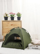 TentBed™ | Cama Tenda Tipo Concha de Inverno com Almofada para Gatos e Cães