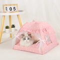 TentBed™ | Cama Tenda Tipo Concha de Inverno com Almofada para Gatos e Cães