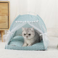 TentBed™ | Cama Tenda Tipo Concha de Inverno com Almofada para Gatos e Cães