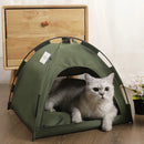 TentBed™ | Cama Tenda Tipo Concha de Inverno com Almofada para Gatos e Cães