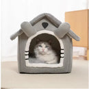 CaveSofa™ | Casinha Sofá Dobrável Removível e Lavável para Gatos e Cães — Conforto Total