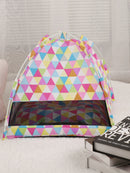 TentBed™ | Cama Tenda Tipo Concha de Inverno com Almofada para Gatos e Cães