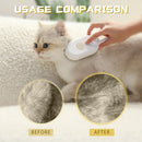 SteamGroom™ | Escova de Vapor Elétrica com Spray para Gatos e Cães