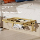 SpaceCat™ | Cama Cápsula Espacial de Madeira com Hammock para Gatos — Design Moderno