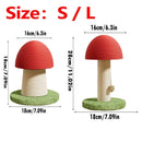 MushroomTree™ | Torre Arranhadora em Formato de Cogumelo para Gatos — Arranha, Escala e Brinca