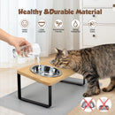 TiltBowl™ | Tigela Elevada com Inclinação de 15° para Gatos e Cães