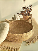 RattanBasket™ | Cesta-Cama de Rattan Trançado com Almofada para Gatos e Cães
