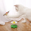 FlutterBug™ | Borboleta Elétrica Rotativa para Gatos — Movimento Aleatório e Cores Vivas