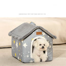 FoldHouse™ | Casinha Dobrável Removível e Lavável para Gatos e Cães de Pequeno Porte