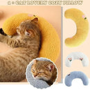 MoonPillow™ | Almofada Meia-Lua de Proteção Cervical para Gatos — Pisando no Leite