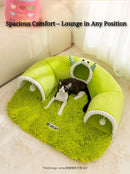 TunnelPlay™ | Túnel Brinquedo 3 em 1 com Bolas Interativas e Tapete para Pets