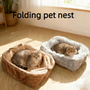 CarNest™ | Cama Dobrável de Inverno para Gatos e Cães — Ideal para Carros e Ambientes