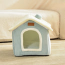 FoldHouse™ | Casinha Dobrável Removível e Lavável para Gatos e Cães de Pequeno Porte