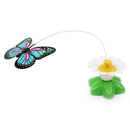 FlutterBug™ | Borboleta Elétrica Rotativa para Gatos — Movimento Aleatório e Cores Vivas