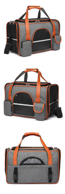 SturdyBag™ | Bolsa Transportadora Reforçada com Bolsos para Gatos e Cães