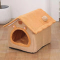 CaveSofa™ | Casinha Sofá Dobrável Removível e Lavável para Gatos e Cães — Conforto Total