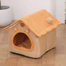 CaveSofa™ | Casinha Sofá Dobrável Removível e Lavável para Gatos e Cães — Conforto Total