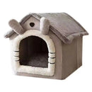 CaveSofa™ | Casinha Sofá Dobrável Removível e Lavável para Gatos e Cães — Conforto Total
