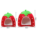 StrawCave™ | Casinha Dobrável de Inverno com Almofada Removível para Gatos e Cães