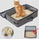 FoldBox™ | Caixa de Areia Dobrável em Oxford para Gatos com Pá Inclusa