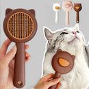 ShedEase™ | Escova Removedora de Pelos com Massagem para Gatos e Cães