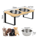 TiltBowl™ | Tigela Elevada com Inclinação de 15° para Gatos e Cães