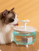 SilentDrop™ | Bebedouro Elétrico Mudo 1L com Filtro USB para Gatos