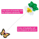 FlutterBug™ | Borboleta Elétrica Rotativa para Gatos — Movimento Aleatório e Cores Vivas