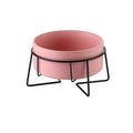 StandBowl™ | Conjunto Duplo de Tigelas de Cerâmica com Suporte para Gatos e Cães