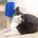 ScratchCorner™ | Escova de Canto Removível para Massagem e Remoção de Pelos de Gatos