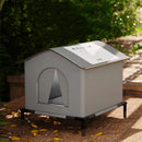 OutdoorWarm™ | Casinha Impermeável Dobrável para Gatos e Cães ao Ar Livre — Inverno